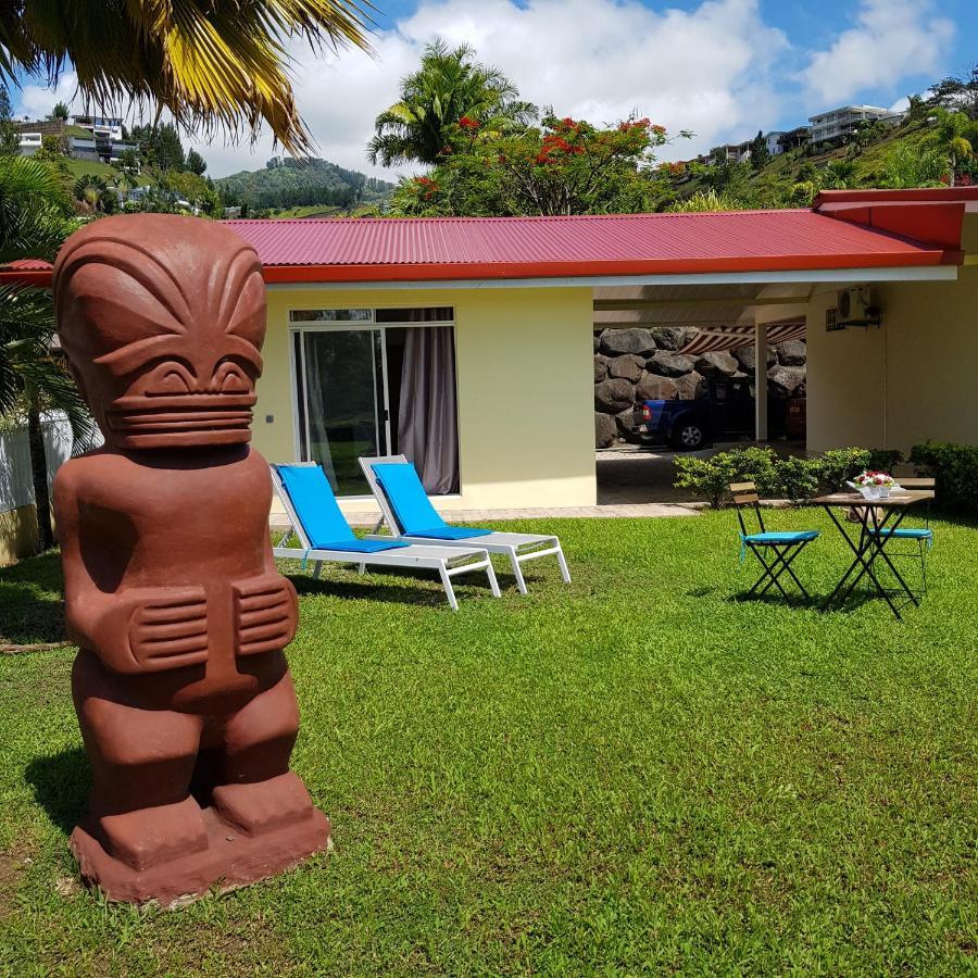 Villa Le Tiki Rouge Punaauia  Esterno foto